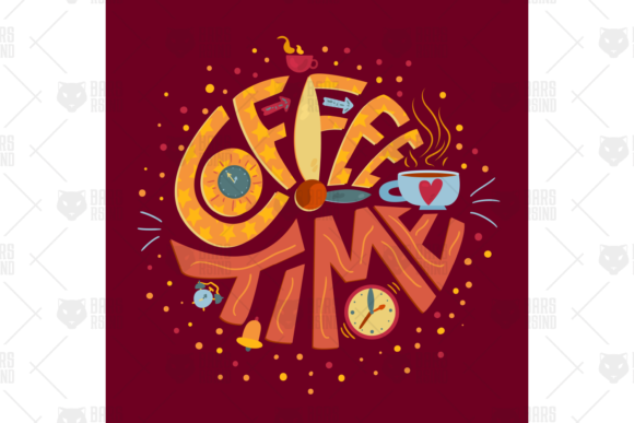 Coffee Time Cafeteria Advertising Phrase