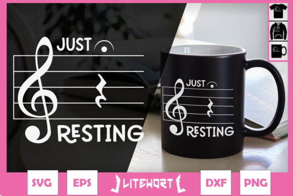 Just Resting Quarter Rest Fermata Note