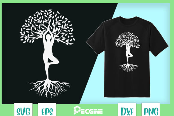 Tree of Life with Om Symbol Yoga